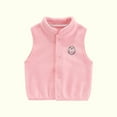 thumbnail image 2 of Fesfesfes Girls Jackets Toddler Baby Boys Girls Solid Color Plush Cute Winter Casual Keep Warm Singlet Coat Singlet Saving Sale, 2 of 3