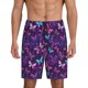 thumbnail image 1 of Fotbe Bright Purple Butterflies Pantalones Cortos de Pijama para Hombre, Ropa de Dormir, Pantalones de Pijama Cortos para Hombre-3X-Large, 1 of 6