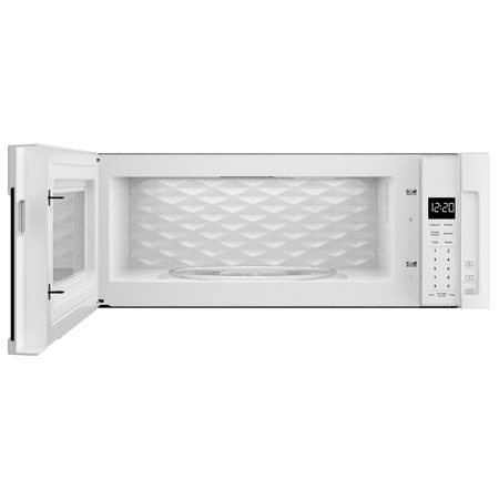 Whirlpool - 1.1 Cu. Ft. Low Profile Over-the-Range Microwave Hood Combination - White