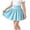 Gskirt45-Sky Blue, variant on UAYOTSE Girls Skirts Elastic Flared Plain Tennis Skater Skirts with Built-in Shorts Kids Active Flowy Skorts,Sizes 15-16 Years