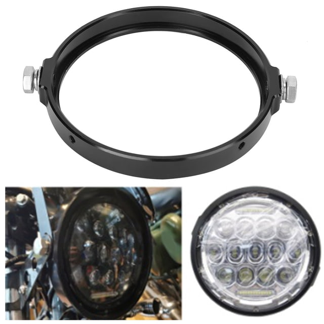 Soporte de montaje para faros delanteros, aleación de aluminio, universal, 5,75 pulgadas, soporte para faros delanteros de coche, soporte para faros delanteros de motocicleta, rendimiento impulsado