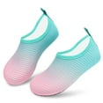 thumbnail image 3 of VIFUUR Kids Water Shoes Girls Boys Quick Dry Aqua Socks for Beach Swim Outdoor Sports GradientPink, 3 of 10