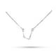 thumbnail image 5 of Collar de Constelación Minnieouse DIY Rhinestone Amistad Ajustable Acuario Plata 2piezas, 5 of 6