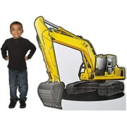 Express Construction Excavator Cardboard Stand Up (Almost 4 feet Tall) - VBS Vacation Bible School Supplies/Decor