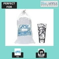 thumbnail image 4 of 5lb Metallocene Ice Bag - 11.5"x18" & (500 Bags) 1.2Mil Printed Ice Bag with Drawstring Closure - Heavy-Duty Plastic Ice Bags - Convenient Bulk Pack for Ice Storage and More, 4 of 7