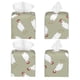 thumbnail image 2 of Balery Funny Chicken Porta Pañuelos de Cuero con Estampado – Funda Moderna Cuadrada para Caja de Pañuelos, Dispensador 5x5x5'', 2 of 7
