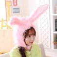 thumbnail image 4 of Gwong Juguete Lindo peluche largo conejo conejito oreja sombrero auricular tapa tapa cálculo cálculo traje foto Gwong 30007377, 4 of 7
