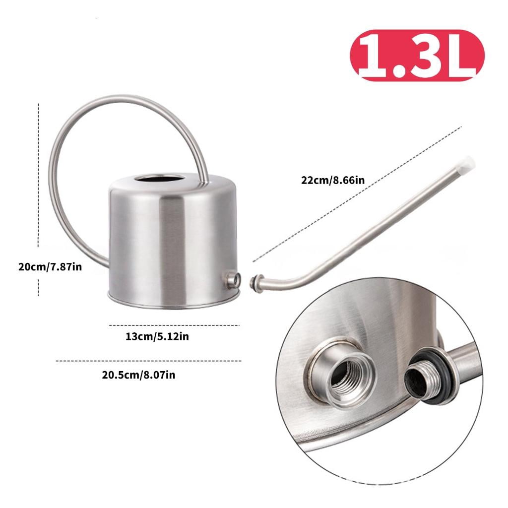 Osdhezcn Indoor Watering Can for House Plant Stainless Steel Watering Can with Long Spout