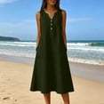 thumbnail image 2 of Sentmoon Robes Mini pour Femmes Robes Grande Taille Été 2026 Manches Courtes Coupe Régulière Robe Midi Ligne A pour Tenue Professionnelle et Chic Décontractée P-3TG, 2 of 9