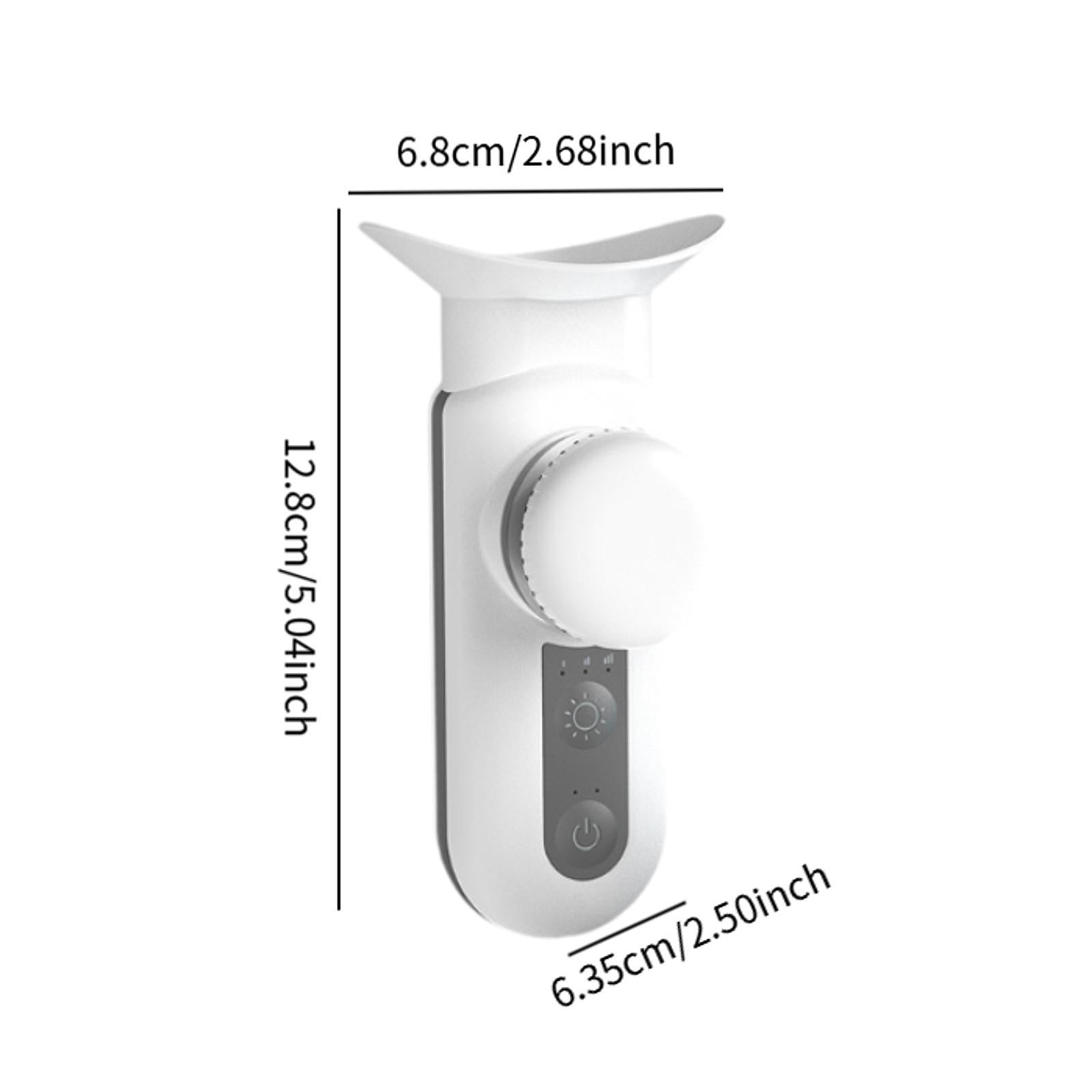 Serenable Heated Eyes Mist Sprayer for Home Office Travel Adjustable 2 Modes Eye Mister white