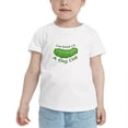 thumbnail image 2 of I'm Kind Of A Big Dill deal Cute Toddler T-Shirts for Boys Girls (White, Youth XL), 2 of 5