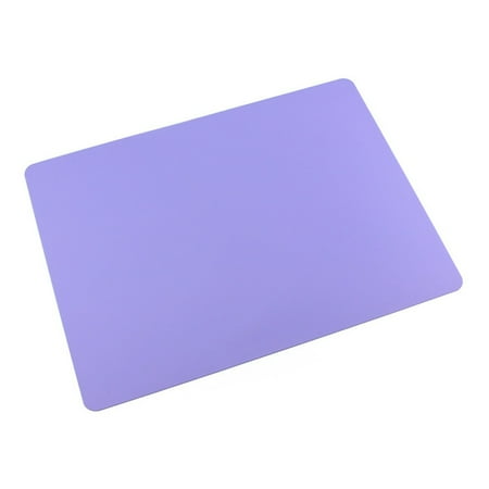 

Large Food Grade Square Placemat Silicone Mat Heat Insulation Non-Slip Pad Purple