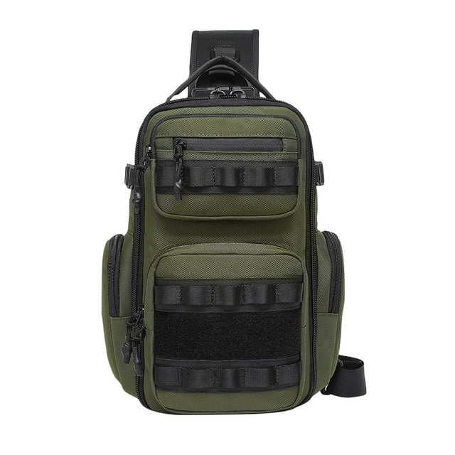 Dsscvnef Chest Bag for Men - Multifunctional Crossbody Bag with High End Feel - Durable Travel for Everyday Use