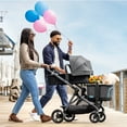 thumbnail image 6 of Evenflo Pivot Xpand Travel System with LiteMax Preemie and Infant Car Seat (Ayshire Black), 6 of 37