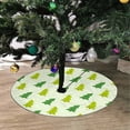thumbnail image 2 of FMSHPON Small Christmas Trees Xmas Christmas Tree Skirt Stand Mat for Holiday Party Decoration Indoor Outdoor 36 inches, 2 of 3