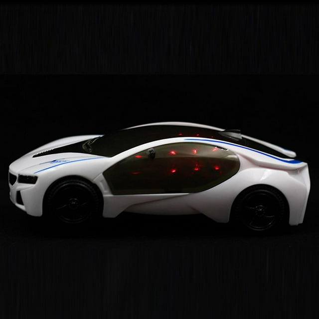 Coche eléctrico de juguete HUOGUO 3D Supercar Style con luces y música