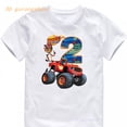 thumbnail image 3 of Camiseta de dibujos animados de anime para niñas, camisetas para niñas, ropa para niños, ropa para niños, camisetas gráficas de Blaze y los Monster Machines, 3 of 5