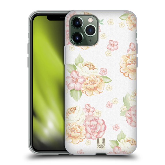 Head Case Designs French Country Patterns White Soft Gel Case Compatible with Apple iPhone 11 Pro