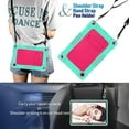 thumbnail image 5 of SOATUTO For Samsung Tab A8 Case With Shoulder Strap / Kickstand Soft Silicone Hybrid Shockproof Drop Proof Case For Samsung Galaxy Tab A8 Case 10.5 Inch 2022 SM-X200 SM-X205 SM-X207 - Green+Pink, 5 of 6