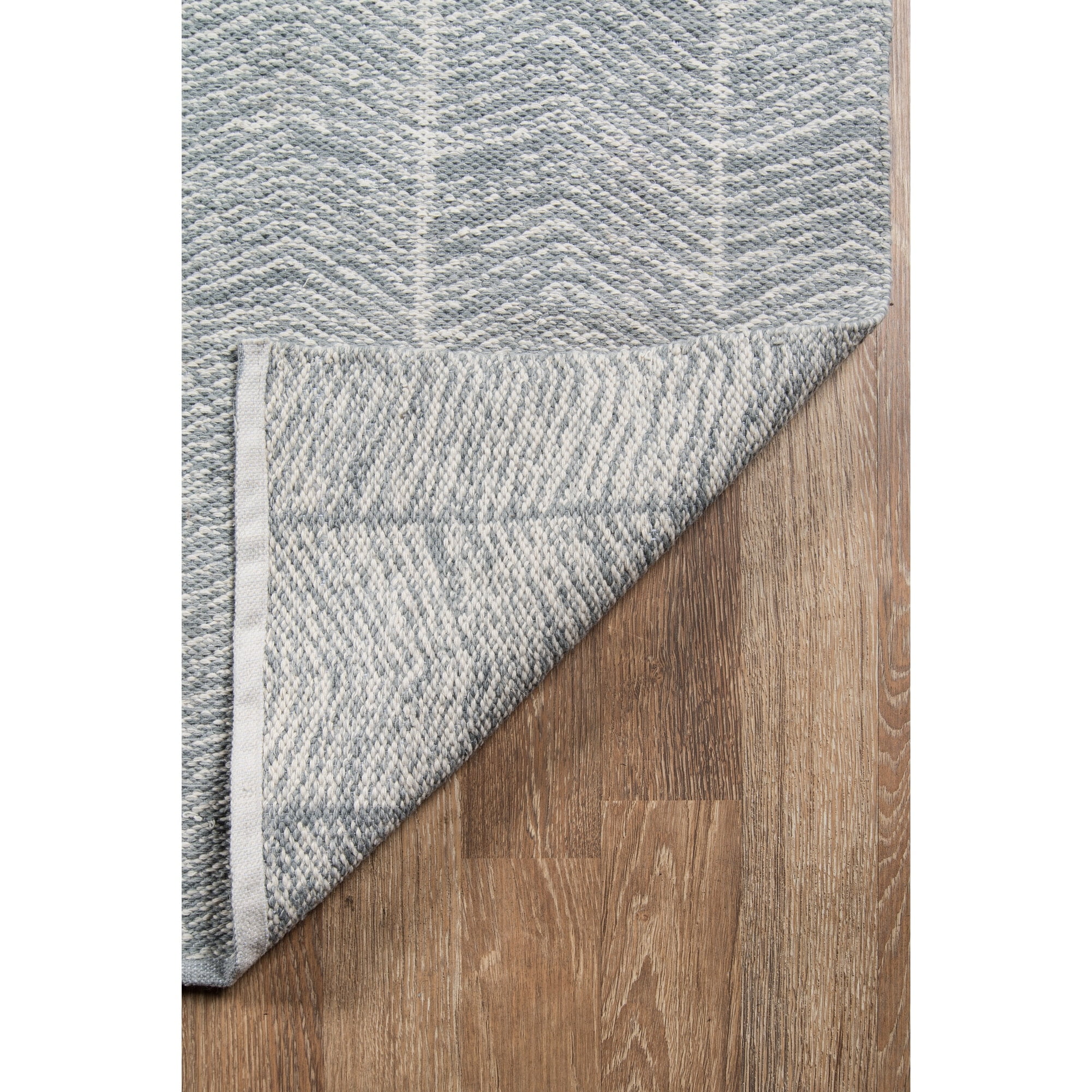 Erin Gates by Momeni Easton Congress Grey Indoor Outdoor Hand Woven Area Rug 2' X 3'