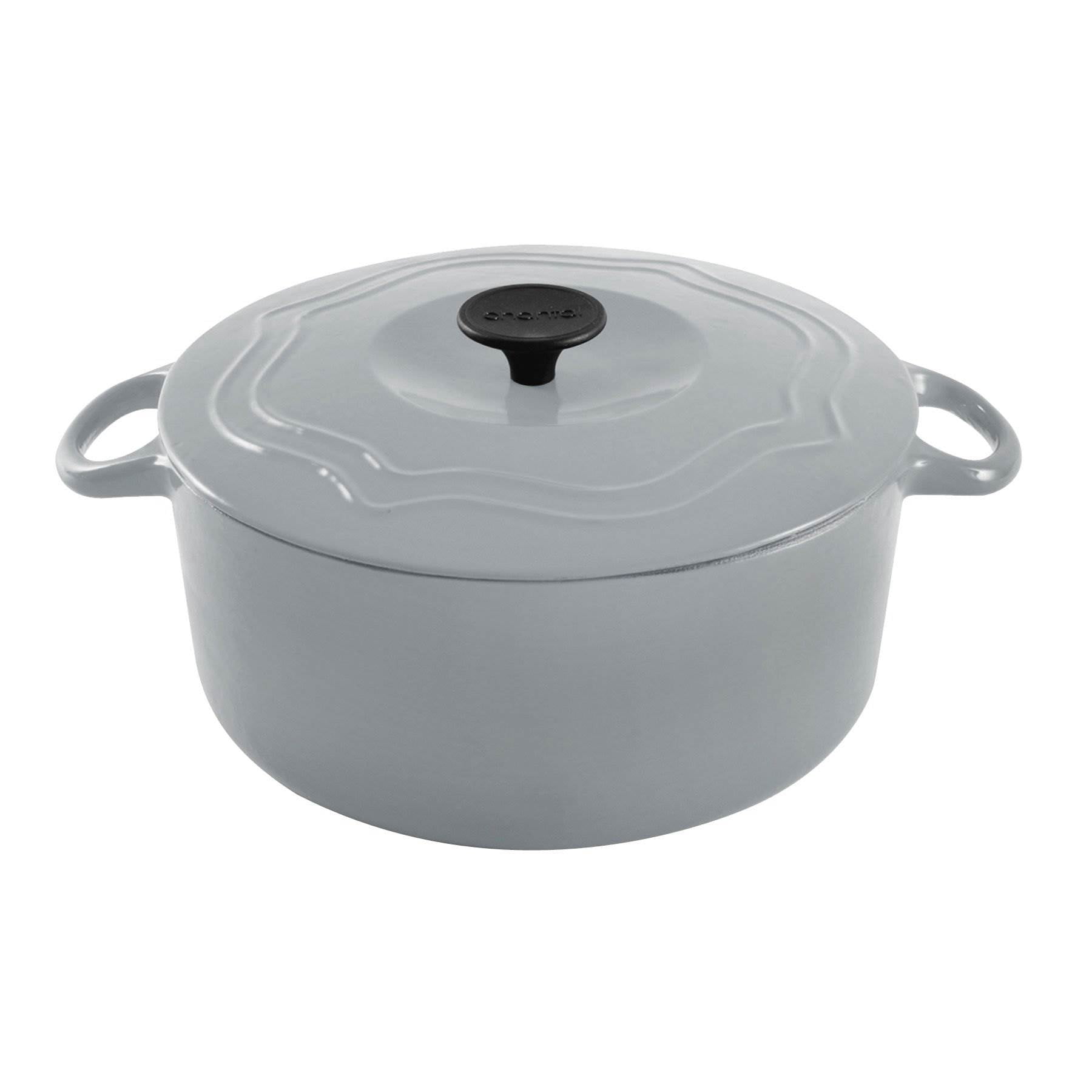 Chantal 5 Quart Porcelain Enameled Covered Cast Iron Dutch Oven Pot