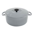 thumbnail image 1 of Chantal 5 Quart Porcelain Enameled Covered Cast Iron Dutch Oven Pot, Fade Gray, 1 of 1