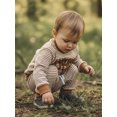 thumbnail image 4 of BemeyourBBs Auntie's Little Bestie Toddler Baby Boy 2 Piece Outfits Long Sleeve Letter Embroidery Waffle Knit Sweatshirt Pants Set Kids Spring Fall Winter Clothes, 4 of 9