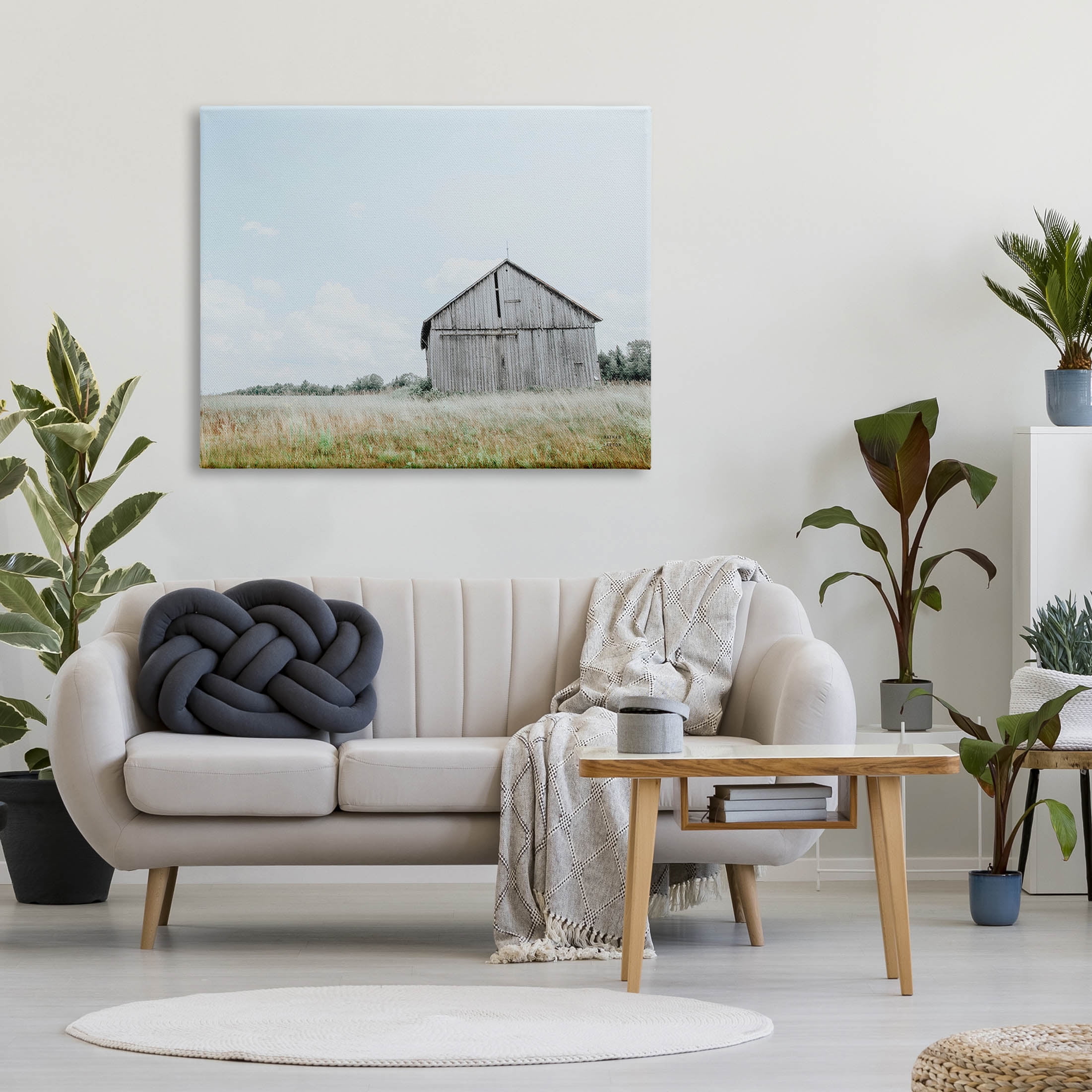 Stupell Industries Lone Countryside House Vast Rural Field Photograph Gallery Wrapped Canvas Print Wall Art, Design by Nathan Larson