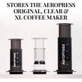 thumbnail image 3 of AeroPress Organizer Stand, Compact Storage Original, Clear, XL Coffee Maker, and Accessories, Ideal Coffee Caddy Station, Experience Slip-Free Storage, Black, 3 of 7