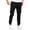 Black*, variant on RUTAYY Men's Pants Sports Solid Color with Pocket Slim Fit Daily Wear Classic Trendy Trousers