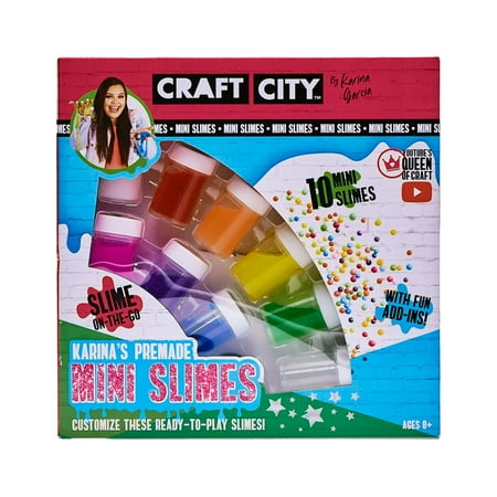 Crafty Ciy Karina Garcia's 10 pack slime kit with mix ins and scents