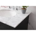 thumbnail image 4 of Elegant Decor Clarence 30" Solid Wood Metal Single Bathroom Vanity Set in Black, 4 of 8