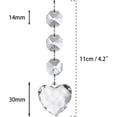 thumbnail image 2 of 30-Pcs Crystal Christmas Ornaments - Clear Acrylic Hanging Ball with Beaded Accents for Tree Decor, Holiday Party Supplies, 2 of 10
