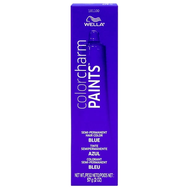 Wella Color Charm Paints, Intermixable Semi-Permanent Hair Color, Blue, Hair Dye, 2 oz Wella Color Charm Paints, Intermixable Semi-Permanent Hair Color, Blue, Hair Dye, 2 oz