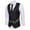 Black-53, variant on Sentuca Men's Business Casual Suit Vest Casual Wool Blend Waistcoat Navy XL