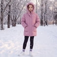 thumbnail image 4 of Rokka&Rolla Girls' Quilted Thigh Length Puffer Jacket, 4 of 13