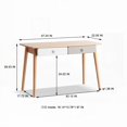 thumbnail image 2 of 47'' Solid Wood PC Table - 2 Drawers, Imported Beech, Modern Simple Style for Home & Study, 2 of 11