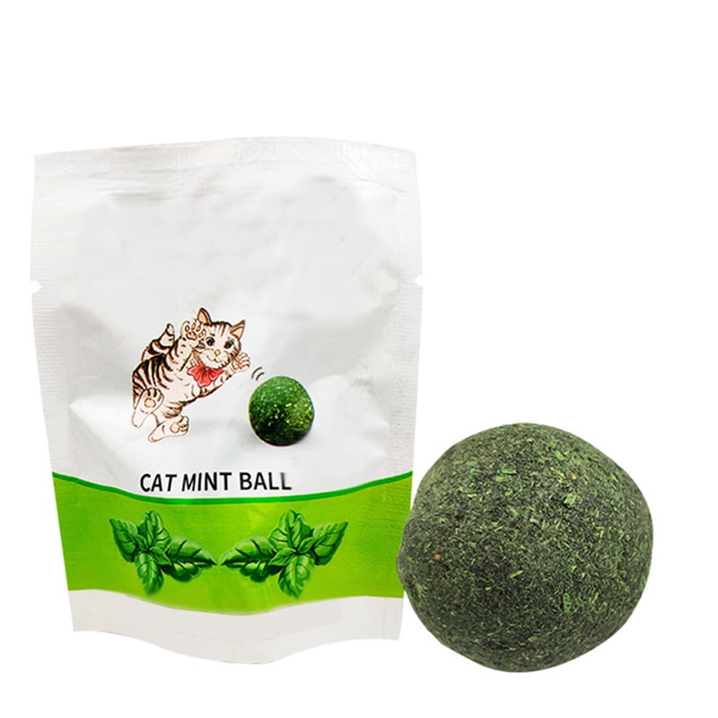Cat Catnip Ball Creative Teeth Cleaning Natural Silvervine Ball Cat