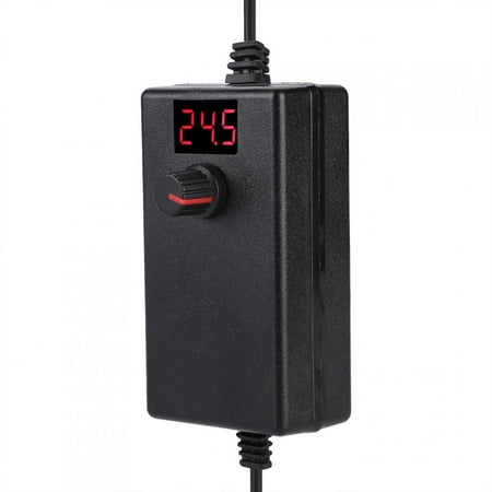 

Zerodis 24W 9-24V LED Digital Display Voltage Adjustable Dimmable Power Adapter US/EU Plug 100-240V LED Power Adapter