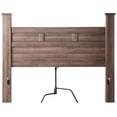 thumbnail image 2 of Bowery Hill Wood Dark Brown King Bed Rectangular 68" H x 86.5" W x 92" D, 2 of 9