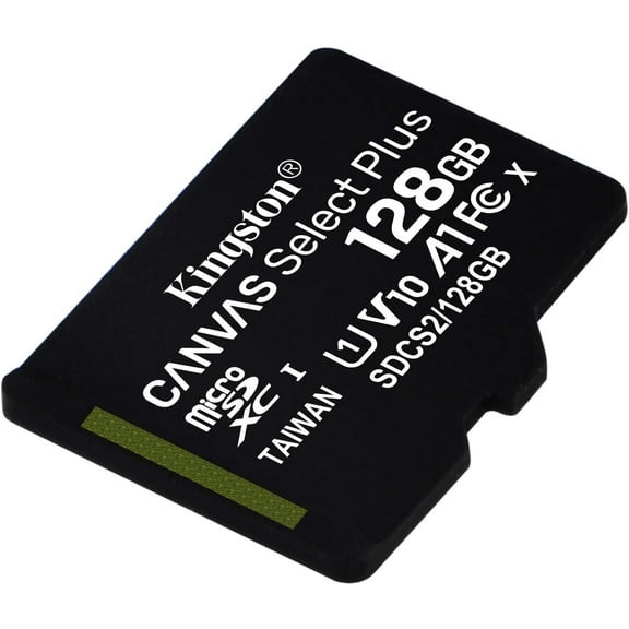 Kingston 128GB MicroSD Class 10 Flash Memory Card