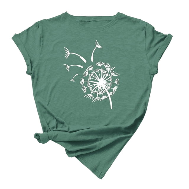 B91xZ T-Shirts d'Entraînement pour Femmes Manches Courtes Col Rond en Coton, Vert TTTG