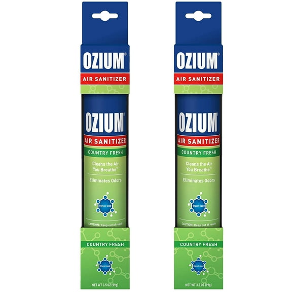 Ozium Air Sanitizer 3.5 oz. Ozium Spray, Country Fresh (2-PACK)