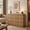 Natural wood color-6, variant on 3 Drawer Dresser for Bedroom, Modern Fluted Wide Chest of Drawers with Thick Floating Top, Horizontal Wood Dresser for Home Office-Natural Oak