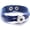 Blue, variant on Choose Color | Leather 8.5 in. Weave Bracelet Snap Jewelry Fits 18MM 20MM Ginger Charm Buttons