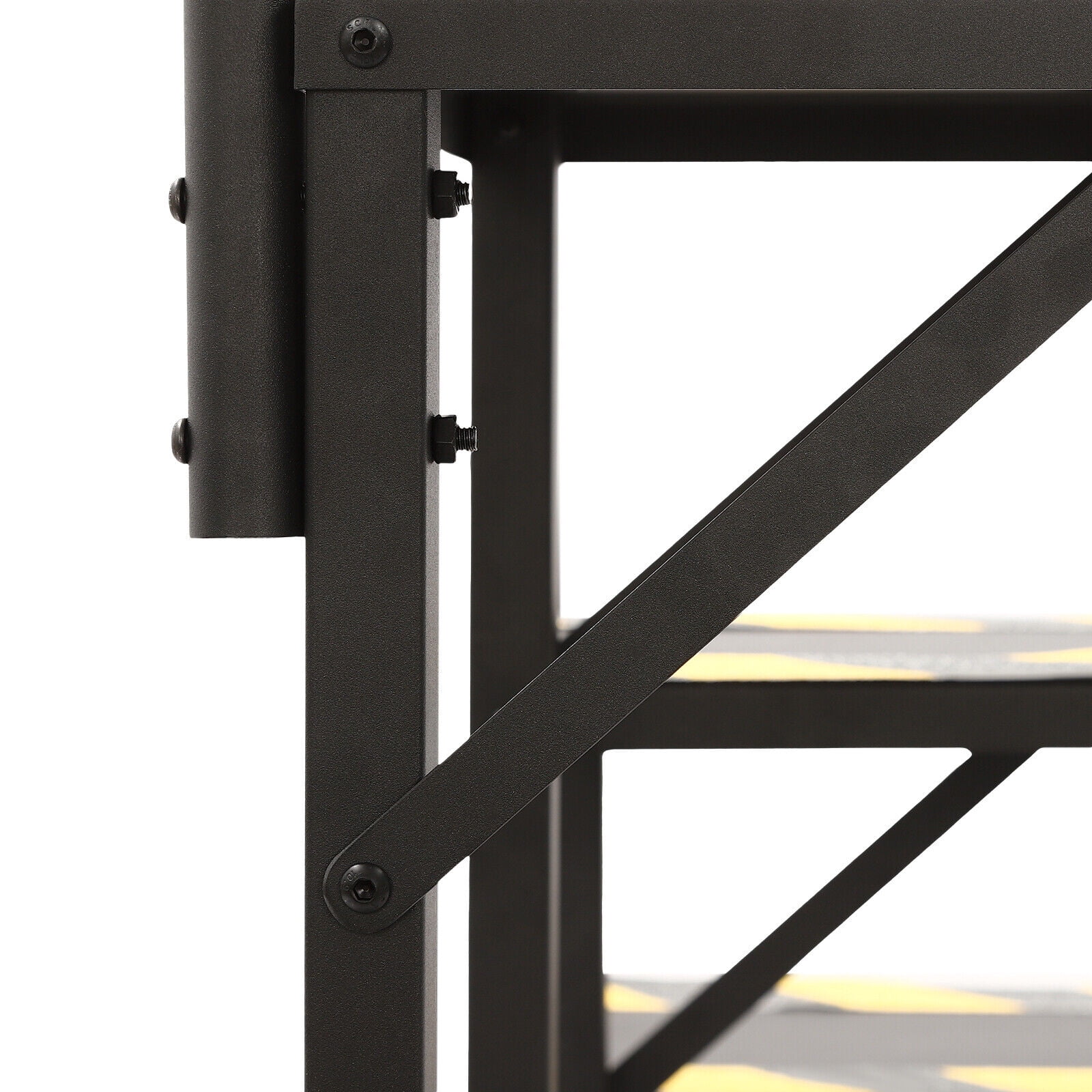 Miumaeov 4-Steps Ladder W/ Handrail Portable Swimming Pool Ladder Above Ground Stair Step Stool for Travel Trailer