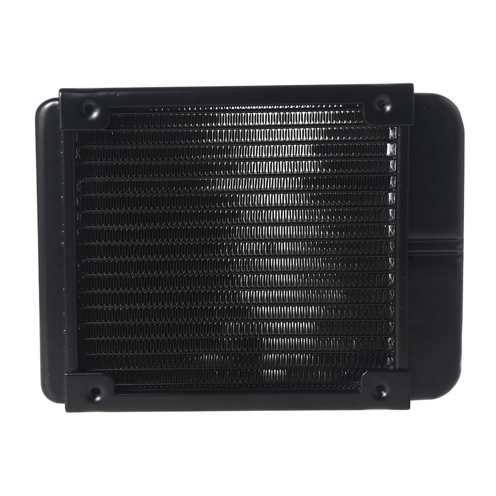 Aluminum Water Cooling Radiator 18 Tubes Heat Exchanger CPU Heatsink Cooler Fast Heat Dissipation for Computer