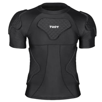 1Storm Men Nylon Anti-Collision Short Shirt Football Baseball Basketball Bike Rugby Snowboard Ski Volleyball Padded Protective Gear Black Orange 1Storm Men Nylon Anti-Collision Short Shirt Football Baseball Basketball Bike Rugby Snowboard Ski Volleyball Padded Protective Gear Black Orange
