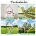 thumbnail image 6 of Costway Steel Garden Arch Rose Arbor Climbing Plant Outdoor Garden, 6 of 8