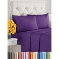 thumbnail image 1 of Queen Size 4 Piece Sheet Set - Comfy Breathable & Cooling Sheets - Hotel Luxury Bed Sheets For Women & Men - Deep Pockets, Easy-Fit, Extra Soft & Wrinkle Free Sheets - Purple Oeko-Tex Bed Sheet Set, 1 of 5
